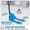 Paletový vozík GHW 2500-80 PU